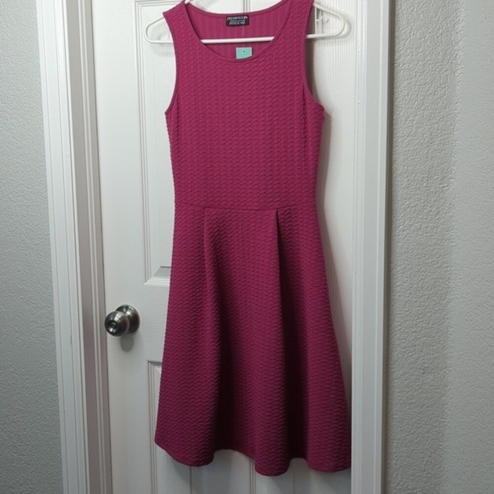 NWT Papermoon fuschia Bristol textured knit dress size S